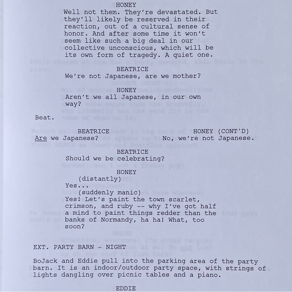 Bojack Horseman 2016 The Old Sugarman Place Episode Table Draft Script ICONIC!! - Picture 9 of 12